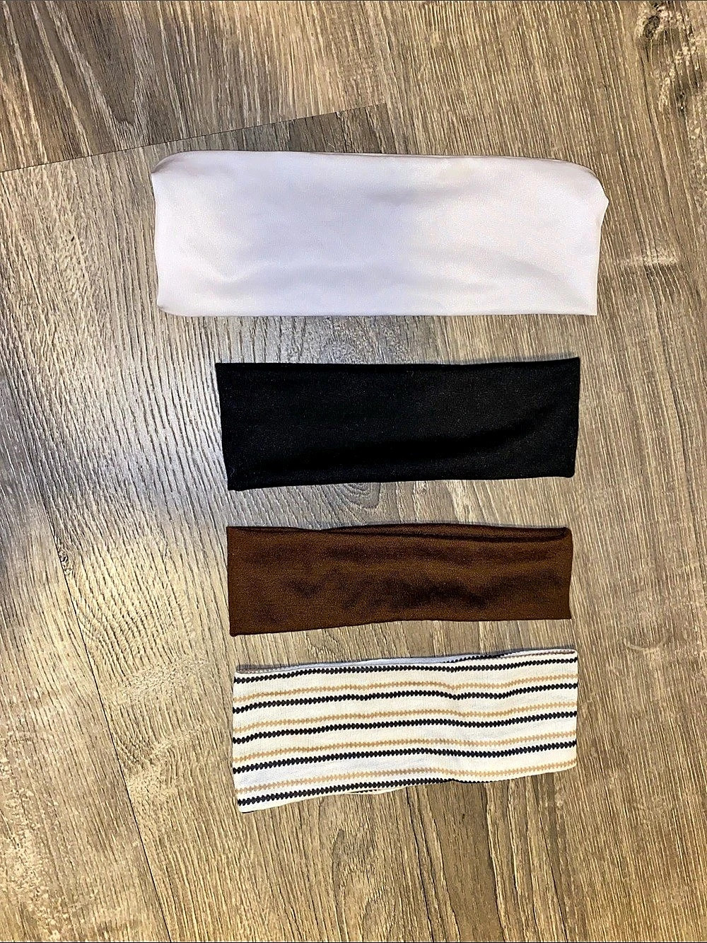 4-Piece Striped Hair Accessory Set
